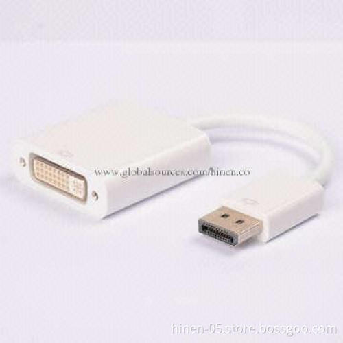 DisplayPort to DVI Adapter, 1,080P DVI Highest Video Resolution